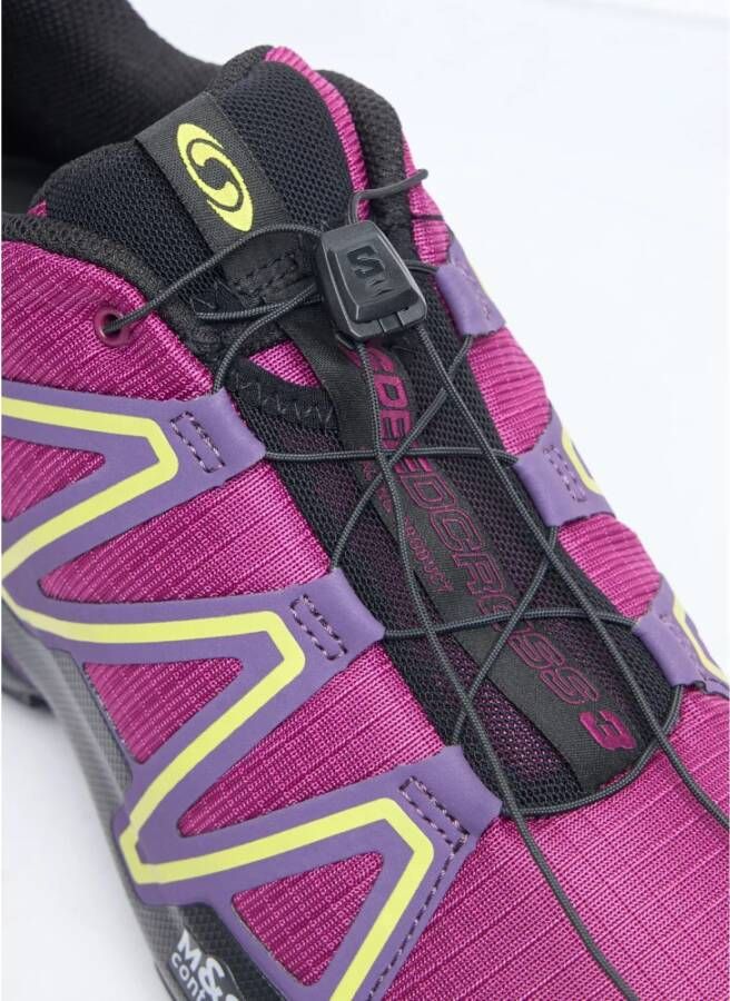 Salomon Lichtgewicht Gepolsterde Sneakers met Contragrip™ Zool Purple Heren