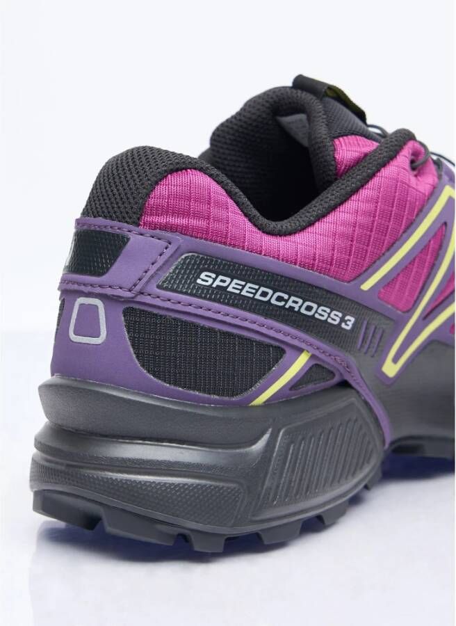 Salomon Lichtgewicht Gepolsterde Sneakers met Contragrip™ Zool Purple Heren