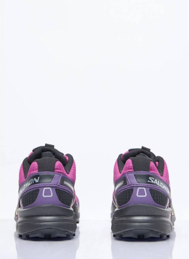 Salomon Lichtgewicht Gepolsterde Sneakers met Contragrip™ Zool Purple Heren