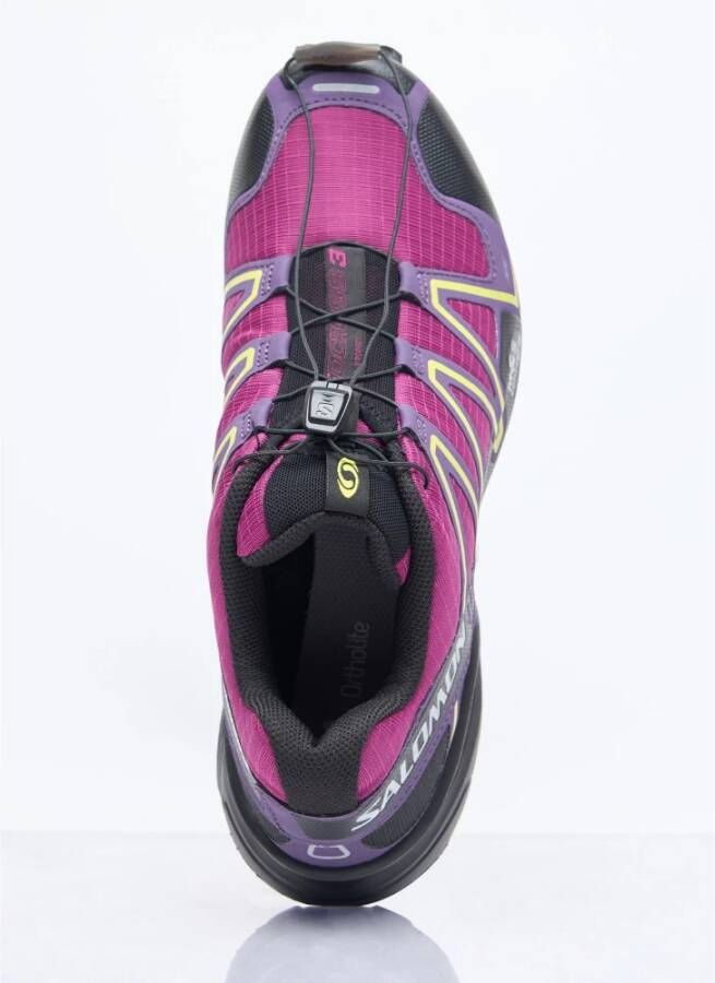 Salomon Lichtgewicht Gepolsterde Sneakers met Contragrip™ Zool Purple Heren