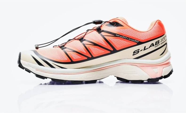 Salomon Lichtgewicht Quicklace Sneakers Orange Heren