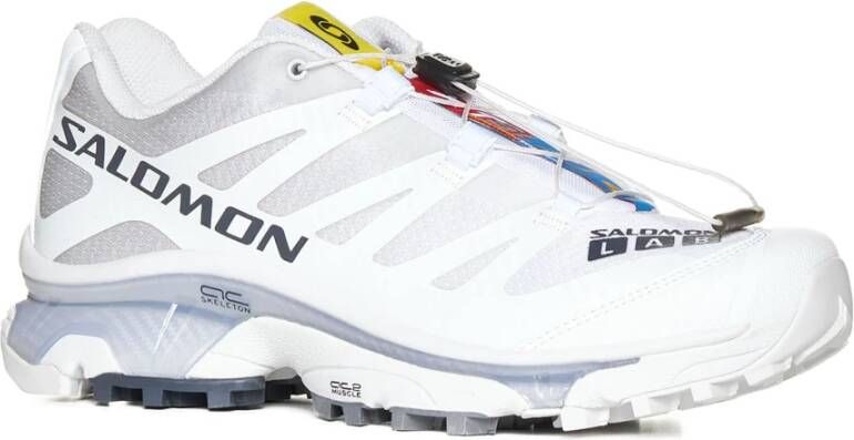 Salomon Mesh Sneakers in Wit en Grijs White Dames