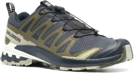 Salomon Navy Blauwe Sneakers Lichtgewicht Ontwerp Multicolor Heren