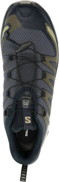 Salomon Navy Blauwe Sneakers Lichtgewicht Ontwerp Multicolor Heren