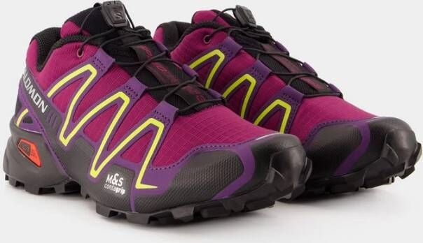 Salomon Paarse Speedcross 3 Sneakers Synthetisch Purple Dames