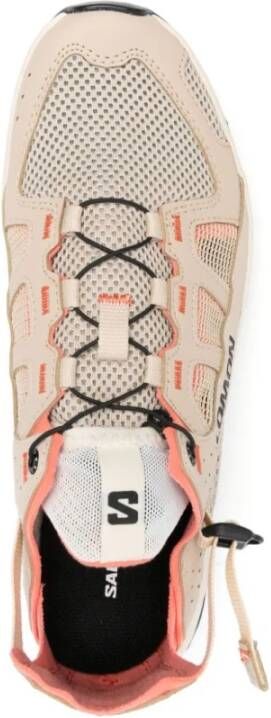 Salomon Panelled Mesh Sneakers Beige Dames