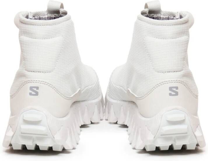 Salomon Snowclog Enkellaarzen met Spiked Zool White Heren