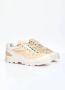 Salomon Suede Panel Lace-Up Sneakers Beige Heren - Thumbnail 6