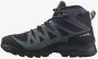 Salomon Women's X Ward Leather Mid GTX Wandelschoenen grijs zwart - Thumbnail 2