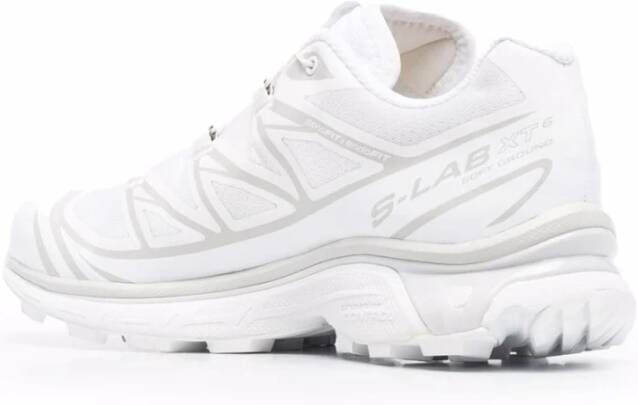 Salomon Witte lage mesh sneakers White Heren