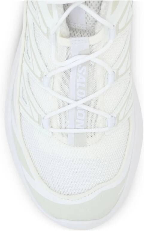 Salomon Witte Mesh Lage Sneakers White Dames