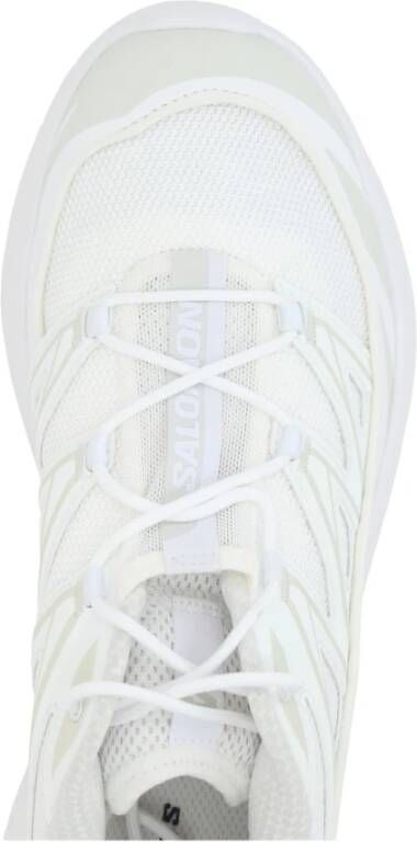 Salomon Witte Mesh Lage Sneakers White Dames