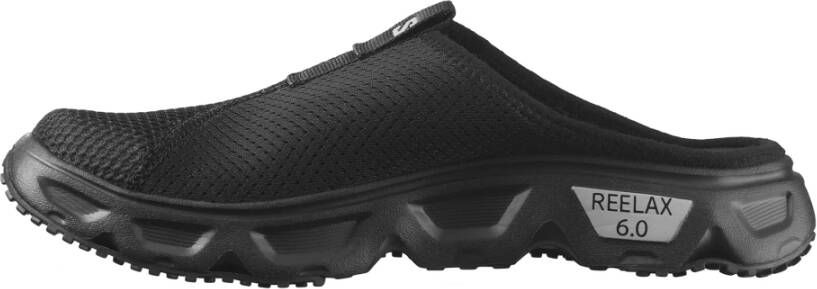 Salomon Zwart Leger Reelax Slide Sandalen Black Heren