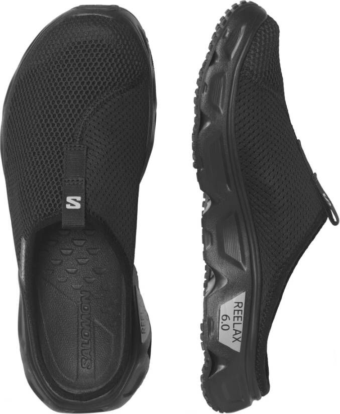 Salomon Zwart Legering Slide 6.0 Sandaal Black Heren