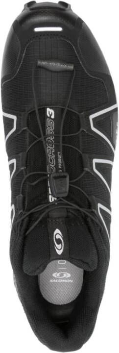 Salomon Zwarte Waterdichte Lichtgewicht Sneakers Black Heren