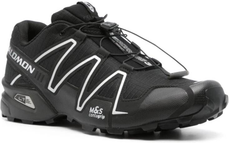 Salomon Zwarte Waterdichte Lichtgewicht Sneakers Black Heren