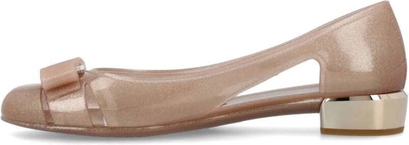 Salvatore Ferragamo Ballerinas Beige Dames