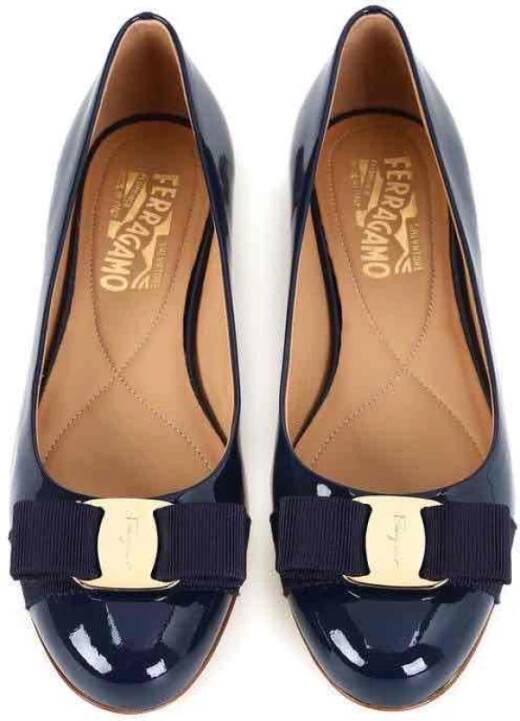 Salvatore Ferragamo Ballerinas Blue Dames