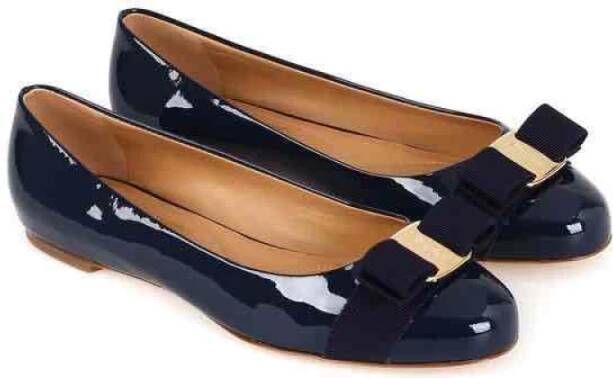 Salvatore Ferragamo Ballerinas Blue Dames