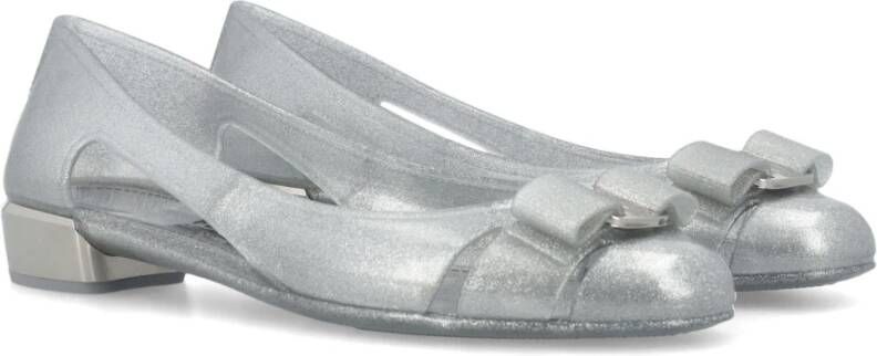 Salvatore Ferragamo Ballerinas Gray Dames