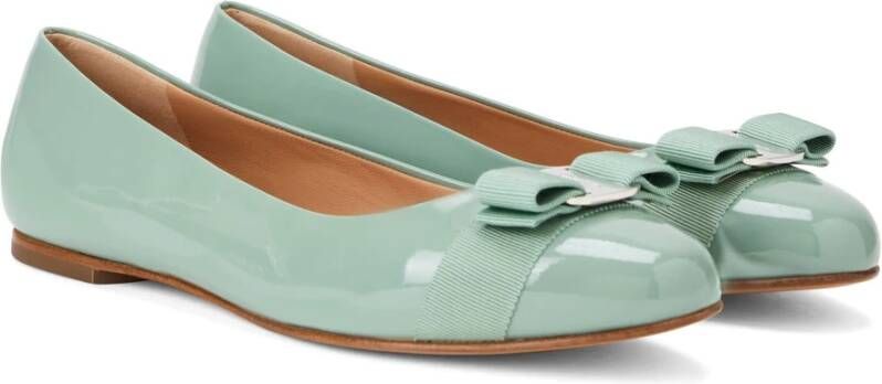 Salvatore Ferragamo Ballerinas Green Dames