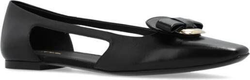 Salvatore Ferragamo Ballerinas `Terea` Black Dames