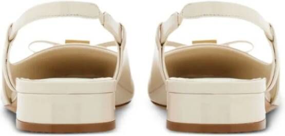 Salvatore Ferragamo Ballerinas White Dames