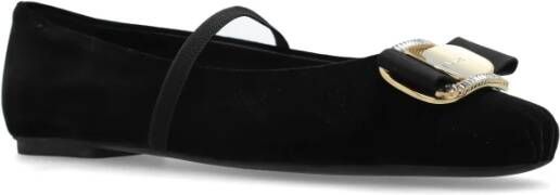 Salvatore Ferragamo Ballerina's Zina Black Dames