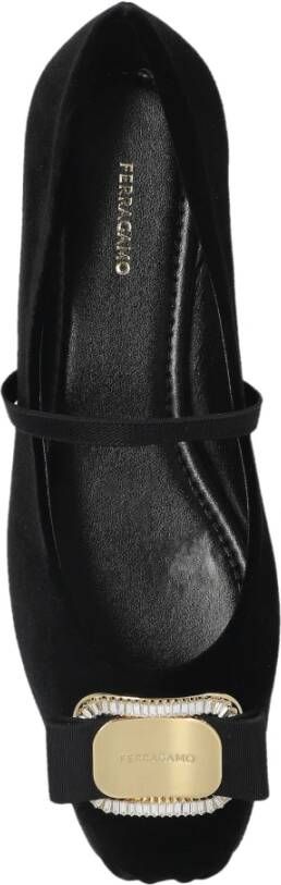 Salvatore Ferragamo Ballerina's Zina Black Dames