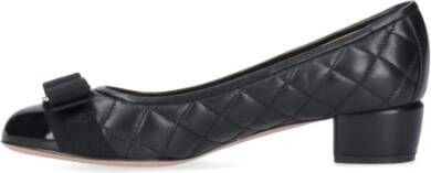 Salvatore Ferragamo Zwarte en grijze ballerina`s Zwart Dames