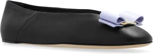 Salvatore Ferragamo Ballet Flats 'Vanna' Black Dames