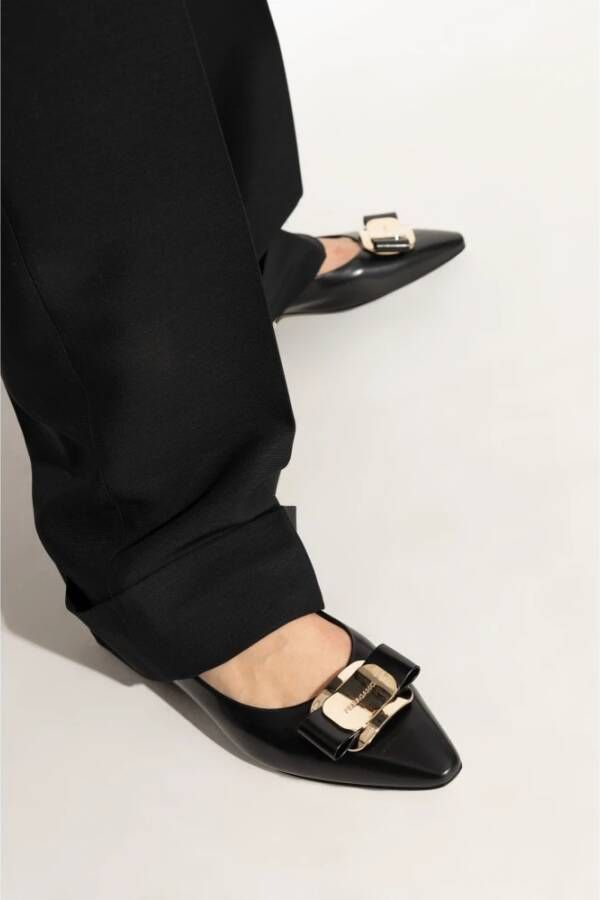 Salvatore Ferragamo Ballet Flats Zea Black Dames