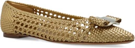 Salvatore Ferragamo Ballet Flats Zea Yellow Dames