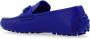 Salvatore Ferragamo Blauwe Logo Loafers Leren Schoenen Blue Heren - Thumbnail 18