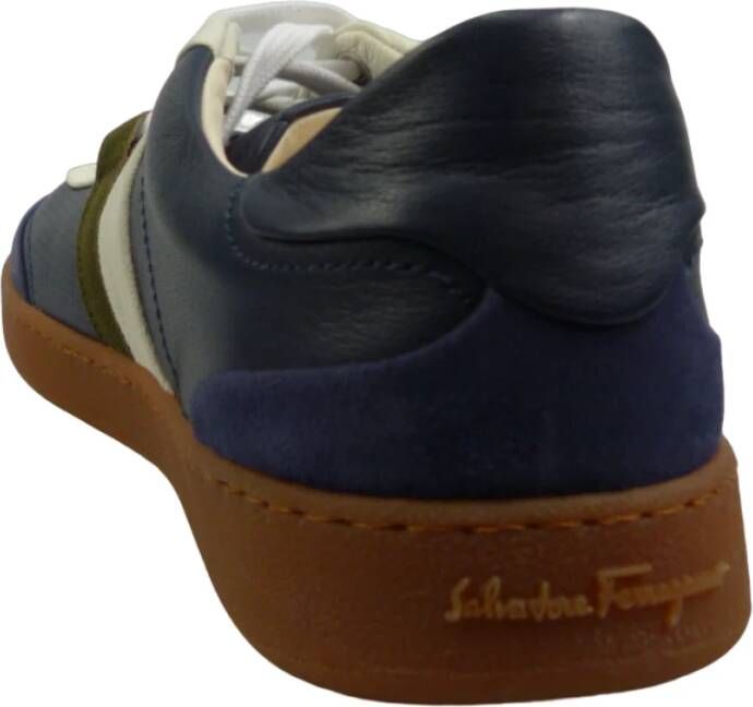 Salvatore Ferragamo Blauwe Sneakers Stijlvolle Schoenen Blue Dames