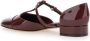 Salvatore Ferragamo Bordeaux Hak Lainette Schoenen Red Dames - Thumbnail 3