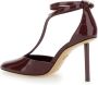 Salvatore Ferragamo Bordeaux Hak Lysandra Schoen Red Dames - Thumbnail 2