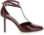 Salvatore Ferragamo Bordeaux Hak Lysandra Schoen Red Dames - Thumbnail 4