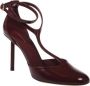 Salvatore Ferragamo Bourgondische Lysandra Pomp Brown Dames - Thumbnail 2