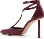 Salvatore Ferragamo Bruine Stiletto Pumps met Verstelbare Band Brown Dames - Thumbnail 3