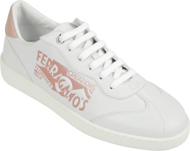 Salvatore Ferragamo Casual Sneaker Schoenen voor Mannen White Dames