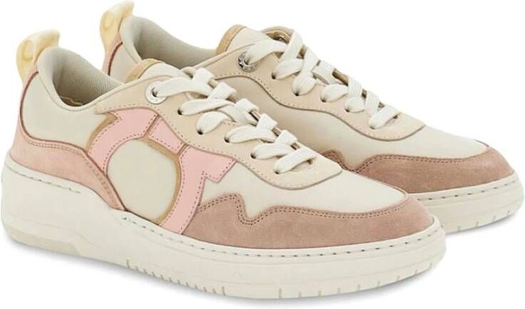 Salvatore Ferragamo Casual Sneakers voor Mannen en Vrouwen Pink Dames