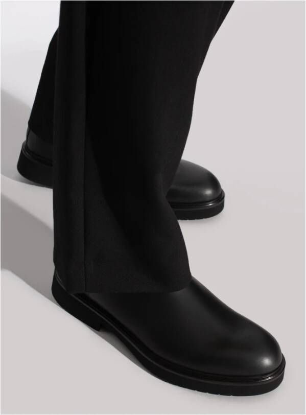 Salvatore Ferragamo Chelsea Boots Cezanne Black Heren