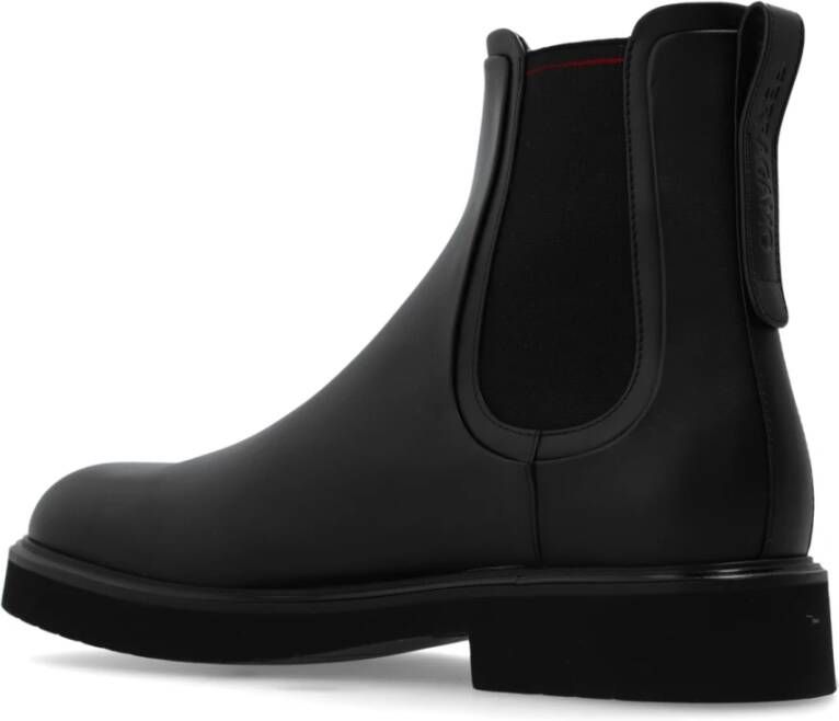 Salvatore Ferragamo Chelsea Boots Cezanne Black Heren