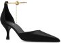 Salvatore Ferragamo Zwarte Hak Ferragamo Dana 70T Black Dames - Thumbnail 4