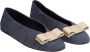 Salvatore Ferragamo Denim Ballerina Elegant Stijlvol Comfortabel Blue Dames - Thumbnail 2