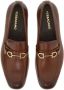 Salvatore Ferragamo Donkerbruine leren mocassins Brown Heren - Thumbnail 2