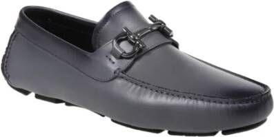 Salvatore Ferragamo Donkere Regen Loafer Black Heren