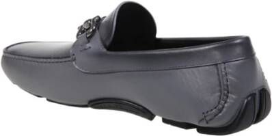 Salvatore Ferragamo Donkere Regen Loafer Black Heren