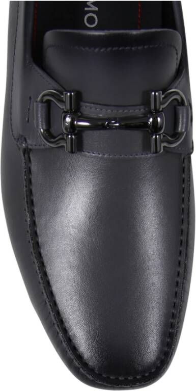 Salvatore Ferragamo Donkere Regen Loafer Black Heren